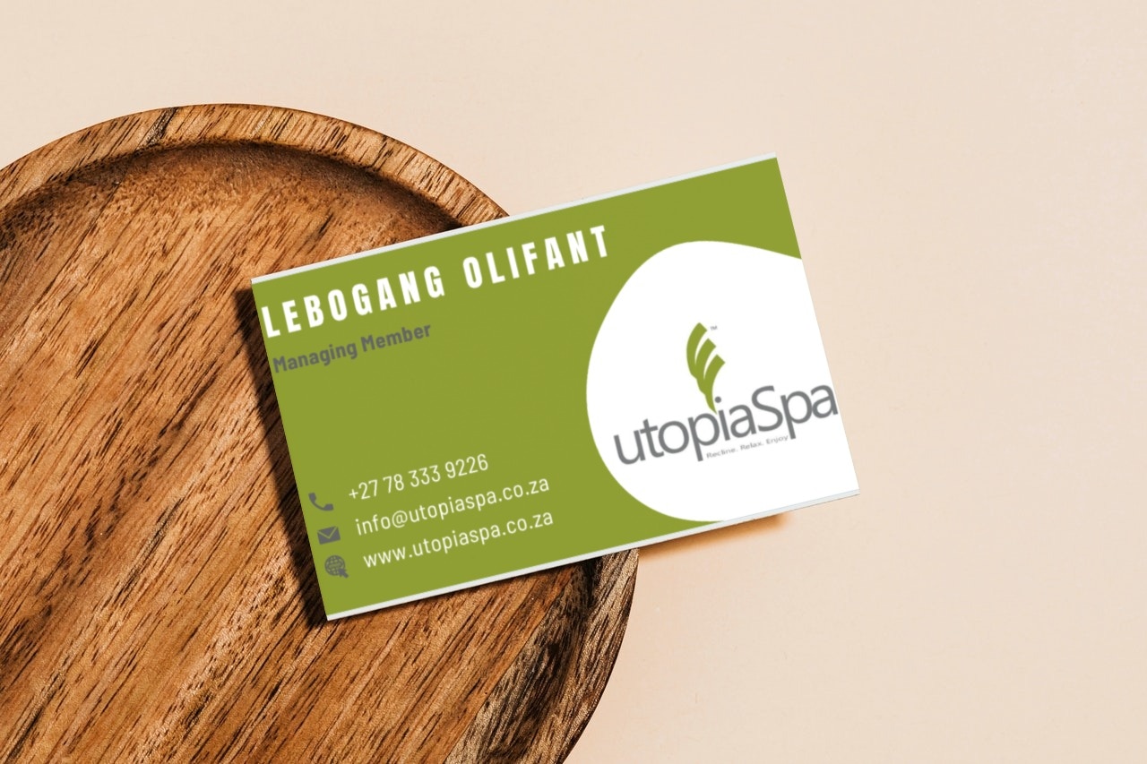 Utopia Business Card Mockup