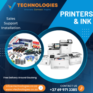 V Tech Printers & Ink Banner